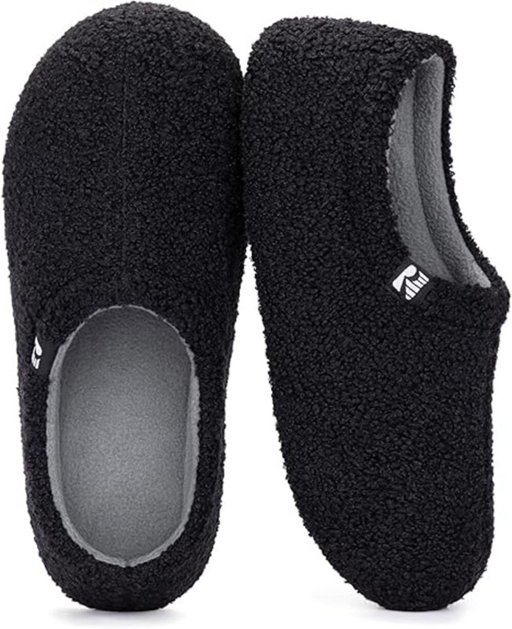 Sofora by RockDoves Women's Teddy Fleece Closed Back Indoor Slipper Larrge 9-10